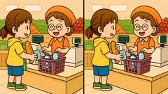 Interessante puzzel: kun jij binnen 23 seconden 3 verschillen op de afbeelding vinden?
