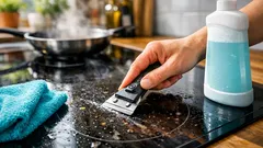 Kookplaat schoonmaken zonder schrobben: zo verwijder je olievlekken en aangebrand vet